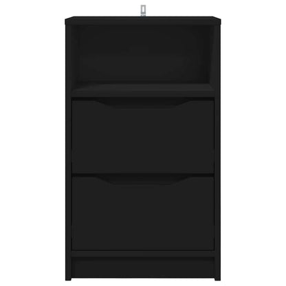 vidaXL Nachttisch Schwarz 40 x 30 x 467 cm Holzwerkstoff
