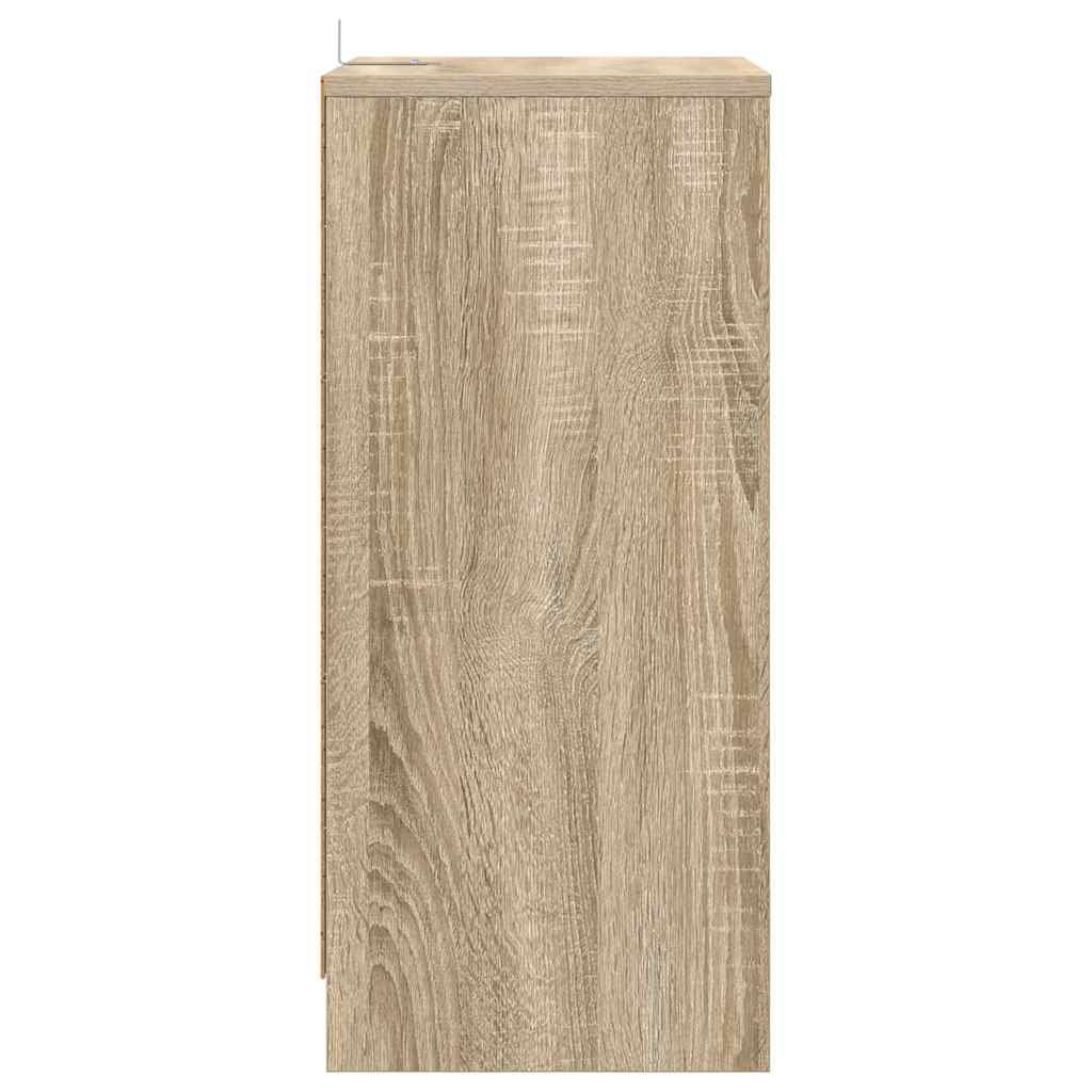 vidaXL Nachttisch Sonoma-Eiche 40 x 30 x 467 cm Holzwerkstoff