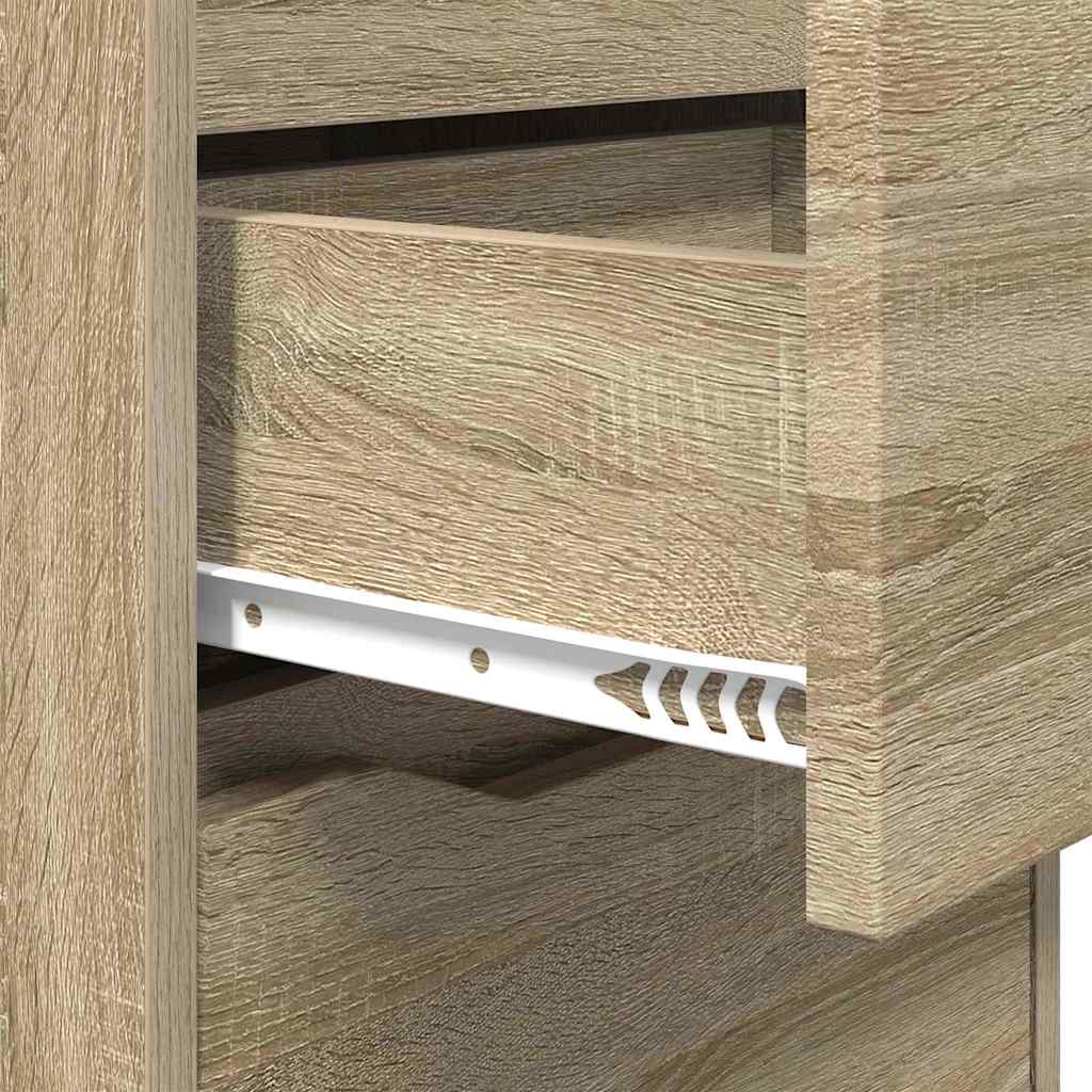 vidaXL Nachttische 2 pcs Sonoma-Eiche 40 x 30 x 467 cm Holzwerkstoff