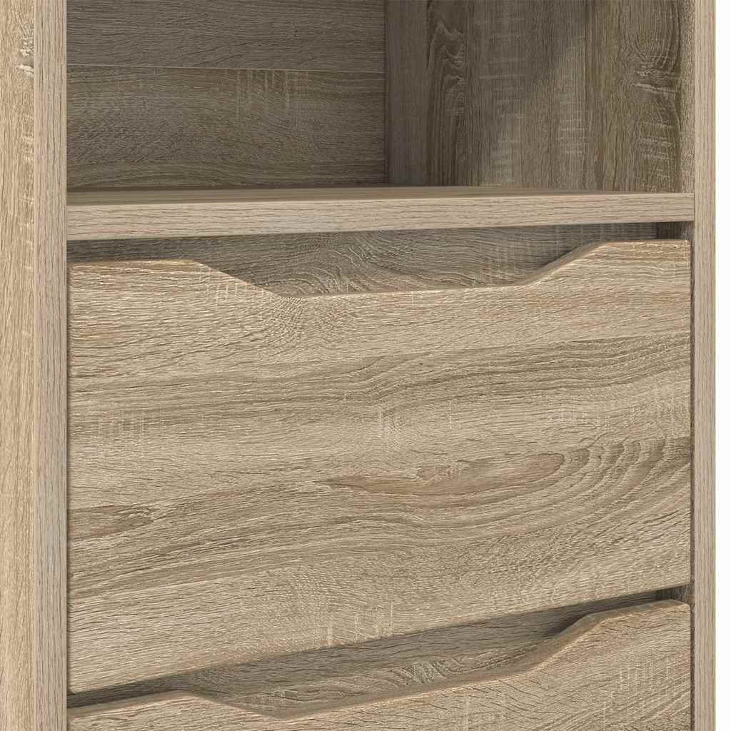vidaXL Nachttische 2 pcs Sonoma-Eiche 40 x 30 x 467 cm Holzwerkstoff