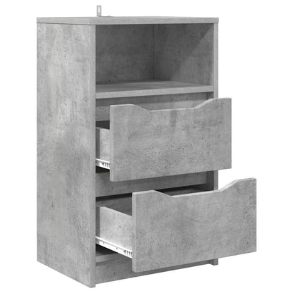 Nachttisch Beton Grau 40 x 30 x 467 cm Holzwerkstoff