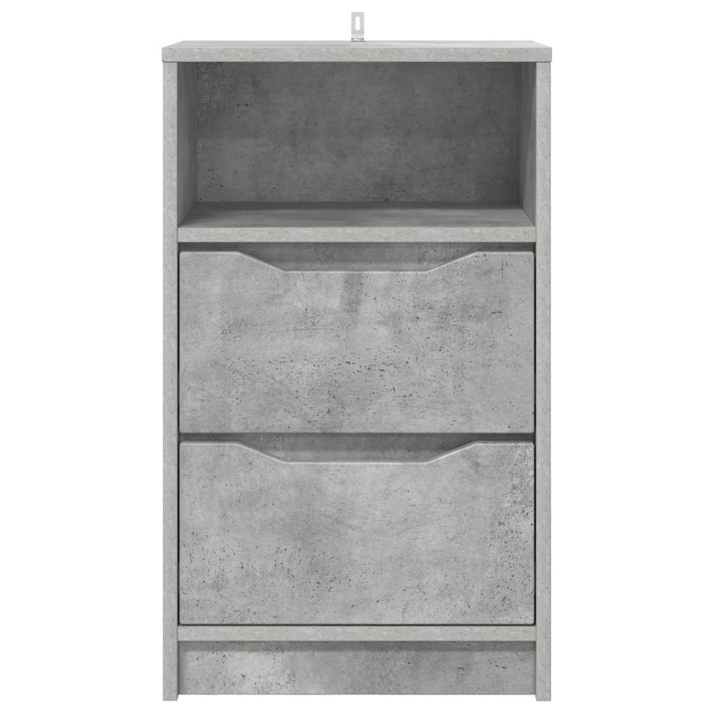 Nachttisch Beton Grau 40 x 30 x 467 cm Holzwerkstoff