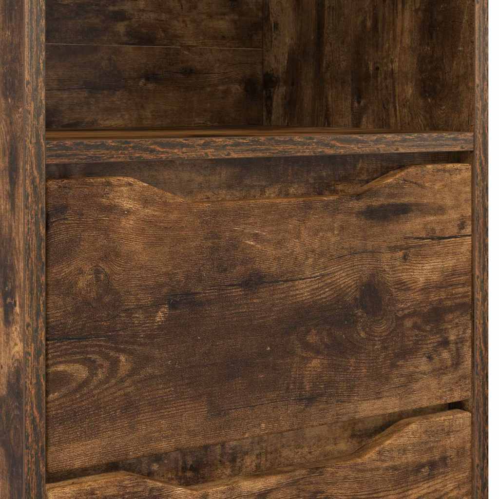 vidaXL Nachttisch Geräucherte Eiche 40 x 30 x 467 cm Holzwerkstoff