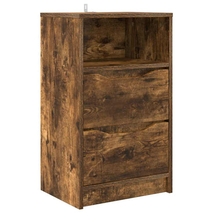 vidaXL Nachttisch Geräucherte Eiche 40 x 30 x 467 cm Holzwerkstoff