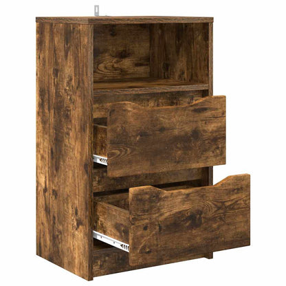 vidaXL Nachttisch Geräucherte Eiche 40 x 30 x 467 cm Holzwerkstoff