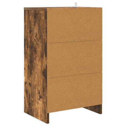 vidaXL Nachttisch Geräucherte Eiche 40 x 30 x 467 cm Holzwerkstoff