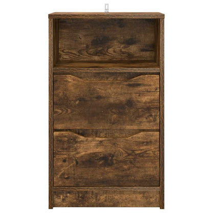 vidaXL Nachttisch Geräucherte Eiche 40 x 30 x 467 cm Holzwerkstoff