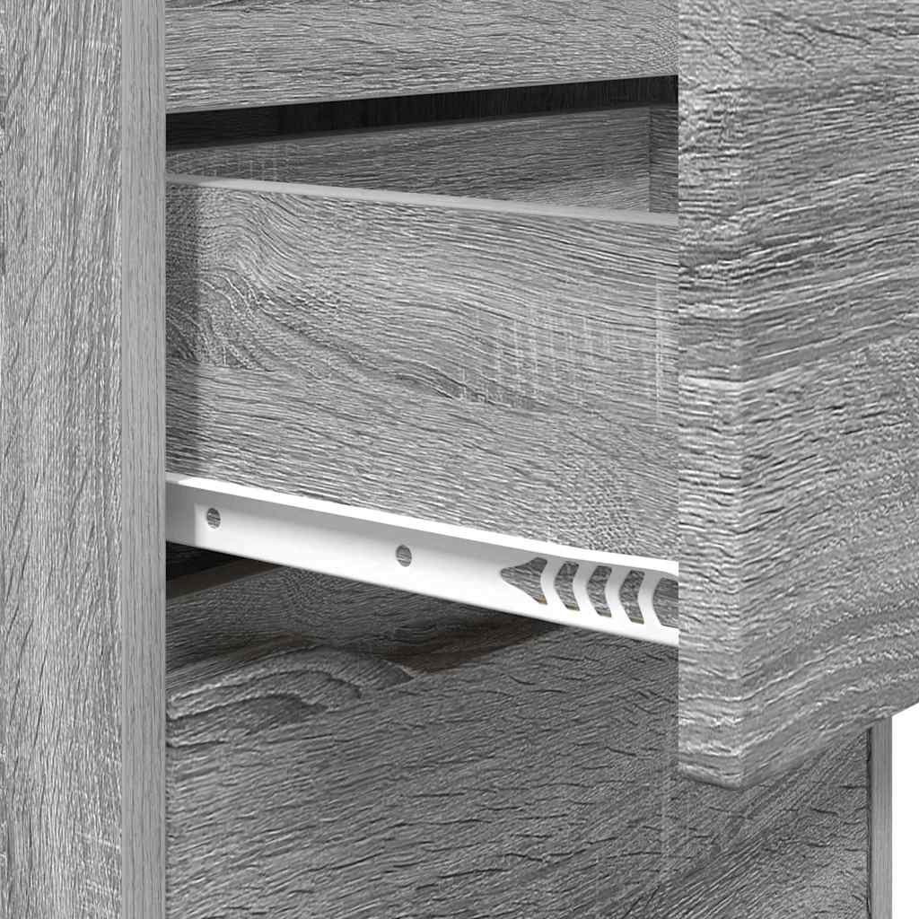 vidaXL Nachttische 2 pcs Graues Sonoma 40 x 30 x 467 cm Holzwerkstoff