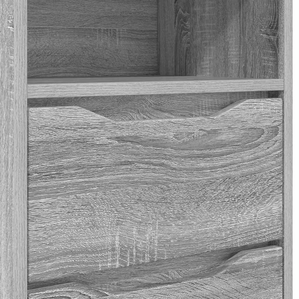 vidaXL Nachttische 2 pcs Graues Sonoma 40 x 30 x 467 cm Holzwerkstoff