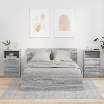 vidaXL Nachttische 2 pcs Graues Sonoma 40 x 30 x 467 cm Holzwerkstoff