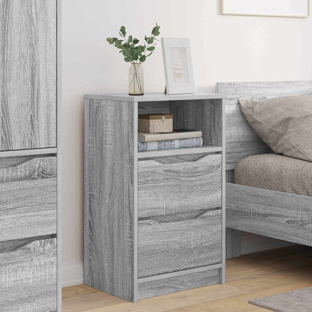 vidaXL Nachttische 2 pcs Graues Sonoma 40 x 30 x 467 cm Holzwerkstoff
