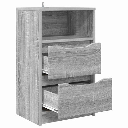 vidaXL Nachttische 2 pcs Graues Sonoma 40 x 30 x 467 cm Holzwerkstoff