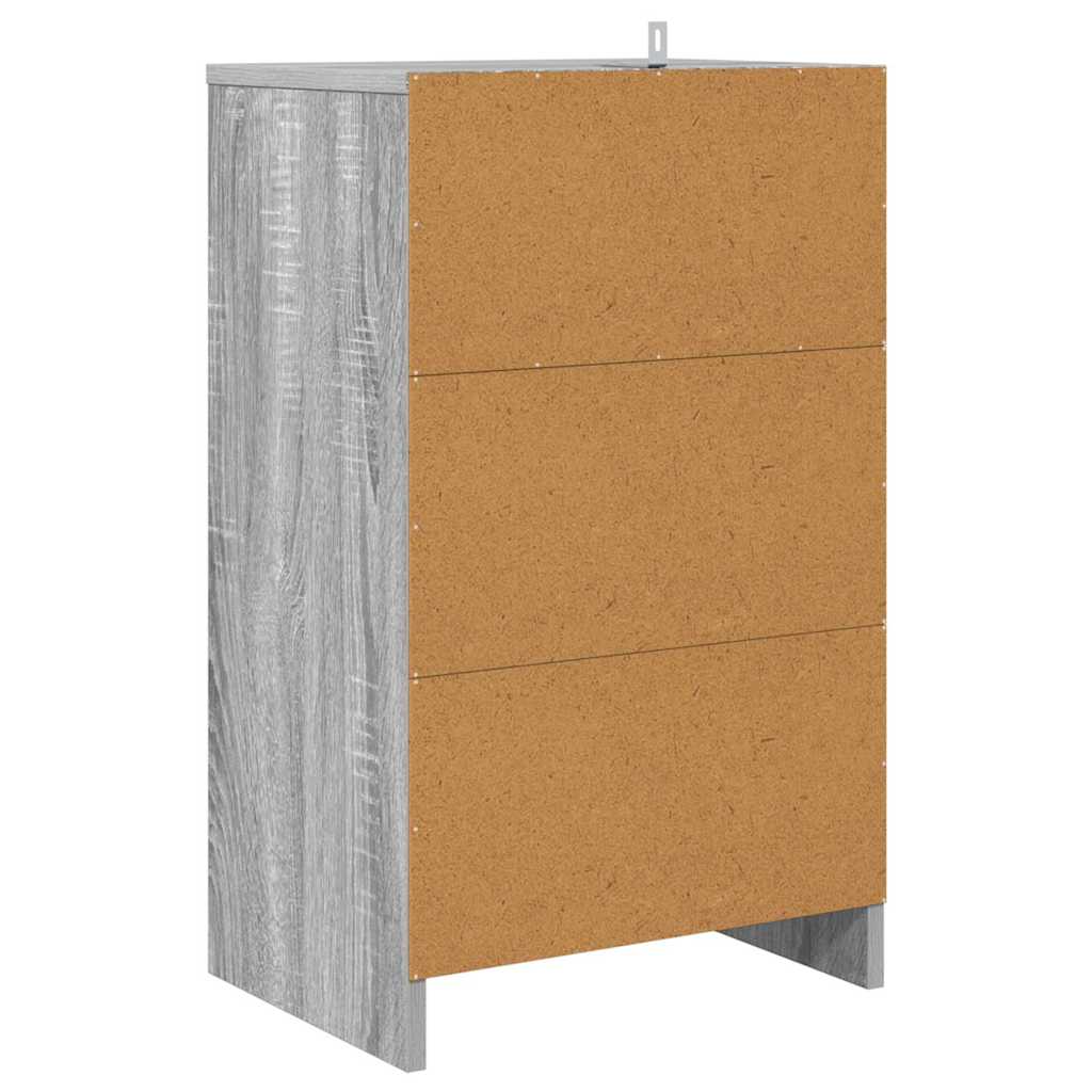 vidaXL Nachttische 2 pcs Graues Sonoma 40 x 30 x 467 cm Holzwerkstoff