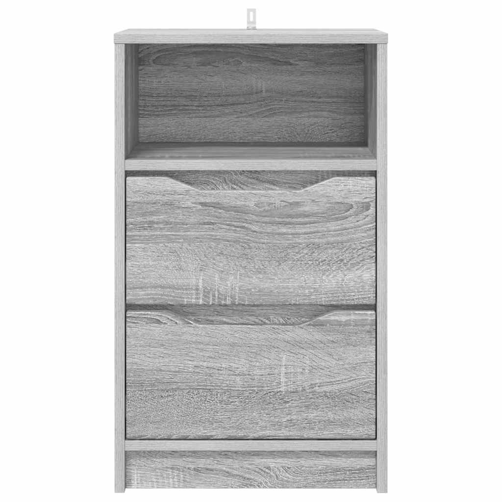 vidaXL Nachttische 2 pcs Graues Sonoma 40 x 30 x 467 cm Holzwerkstoff