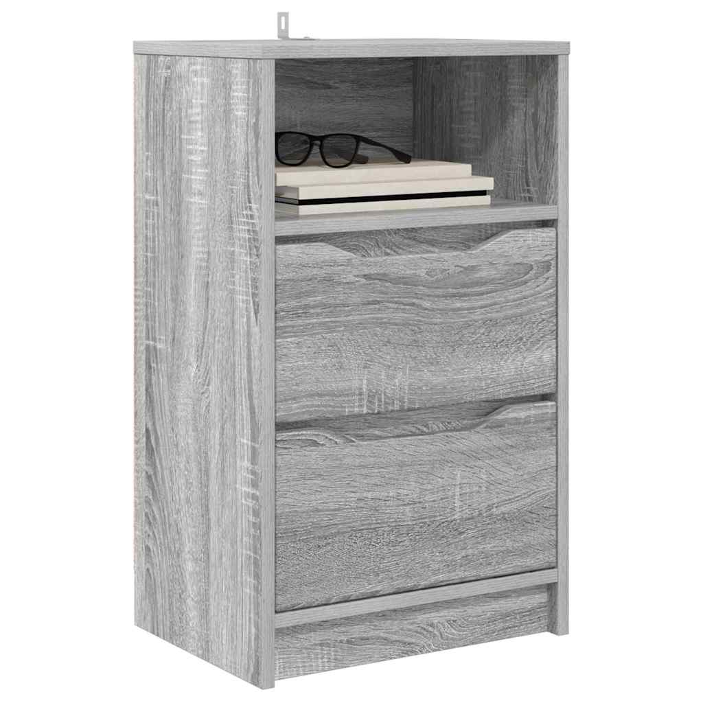 vidaXL Nachttische 2 pcs Graues Sonoma 40 x 30 x 467 cm Holzwerkstoff