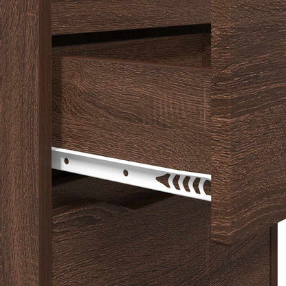 vidaXL Nachttisch Braun Eichen-Optik 40 x 30 x 467 cm Holzwerkstoff