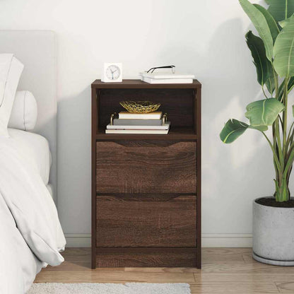 vidaXL Nachttisch Braun Eichen-Optik 40 x 30 x 467 cm Holzwerkstoff