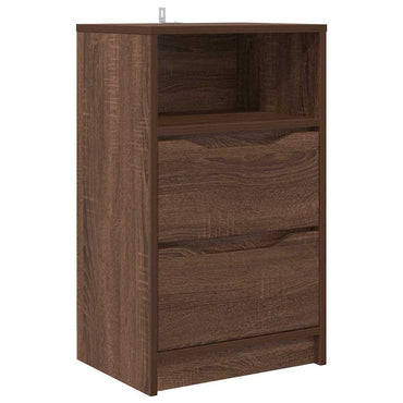 vidaXL Nachttisch Braun Eichen-Optik 40 x 30 x 467 cm Holzwerkstoff