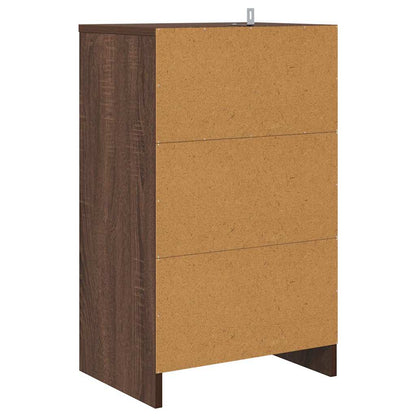 vidaXL Nachttisch Braun Eichen-Optik 40 x 30 x 467 cm Holzwerkstoff