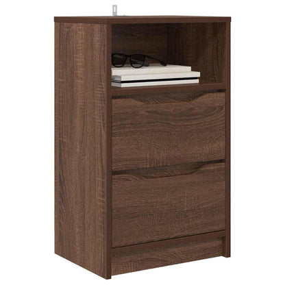 vidaXL Nachttisch Braun Eichen-Optik 40 x 30 x 467 cm Holzwerkstoff