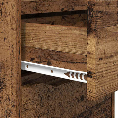 vidaXL Nachttische 2 pcs Altholz 40 x 30 x 467 cm Holzwerkstoff