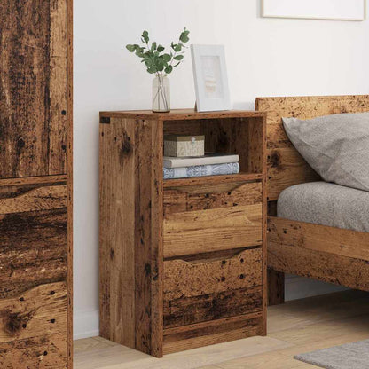 vidaXL Nachttische 2 pcs Altholz 40 x 30 x 467 cm Holzwerkstoff