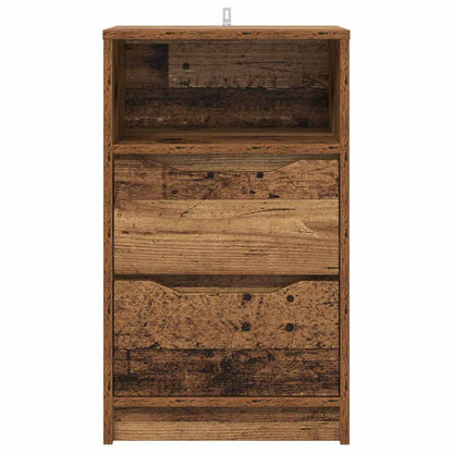 vidaXL Nachttische 2 pcs Altholz 40 x 30 x 467 cm Holzwerkstoff