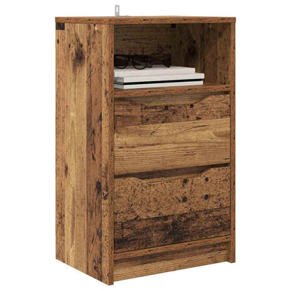 vidaXL Nachttische 2 pcs Altholz 40 x 30 x 467 cm Holzwerkstoff