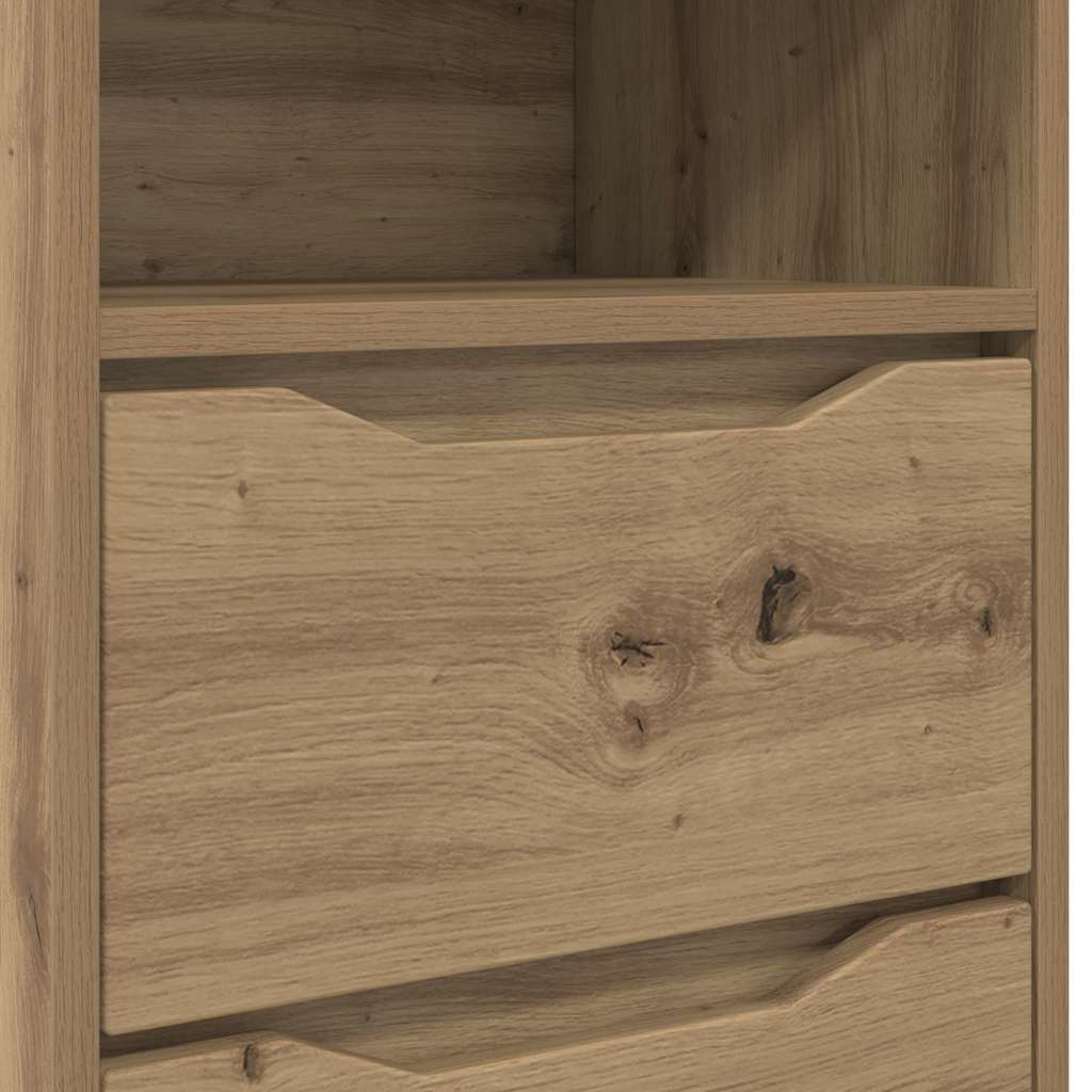vidaXL Nachttische 2 pcs Artisan-Eiche 40 x 30 x 467 cm Holzwerkstoff