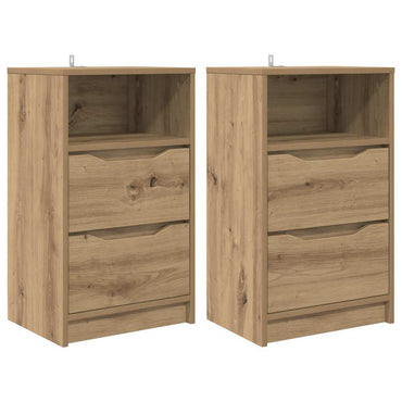 vidaXL Nachttische 2 pcs Artisan-Eiche 40 x 30 x 467 cm Holzwerkstoff