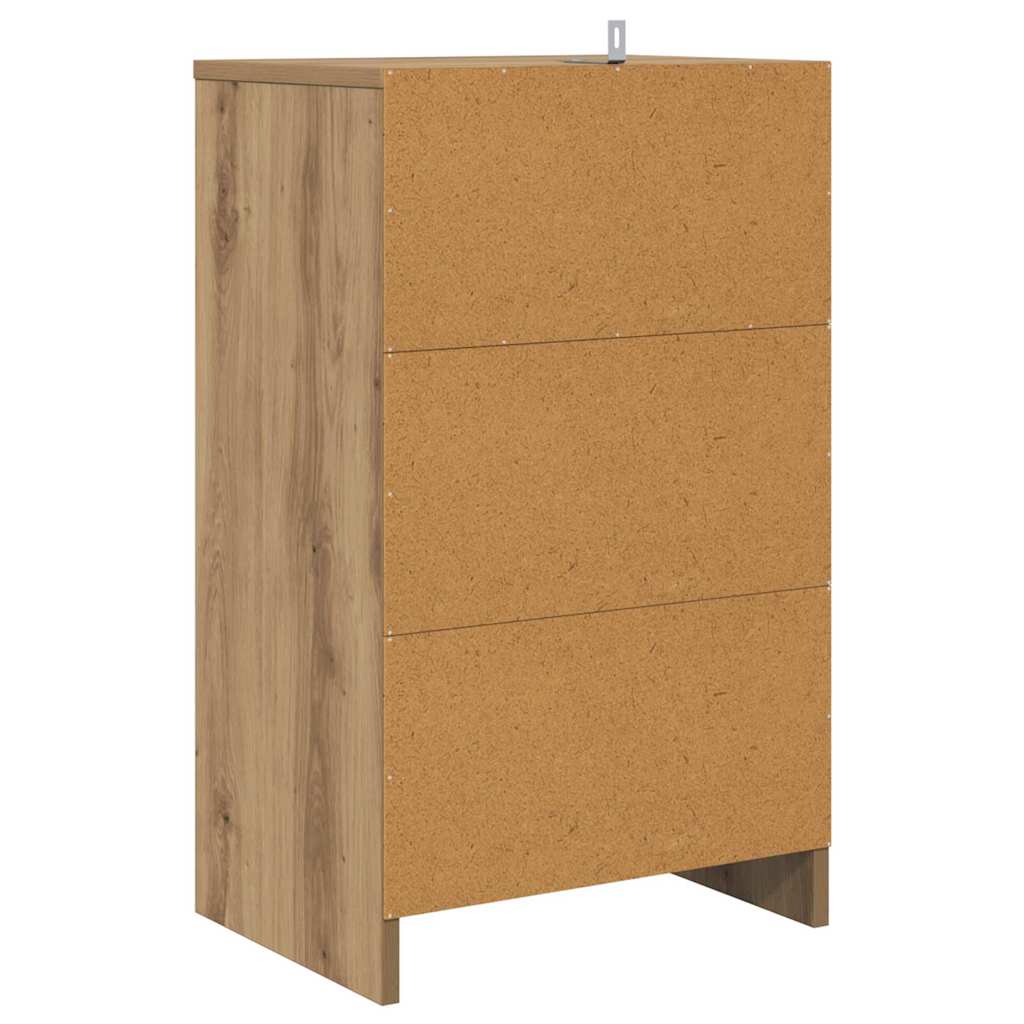vidaXL Nachttische 2 pcs Artisan-Eiche 40 x 30 x 467 cm Holzwerkstoff