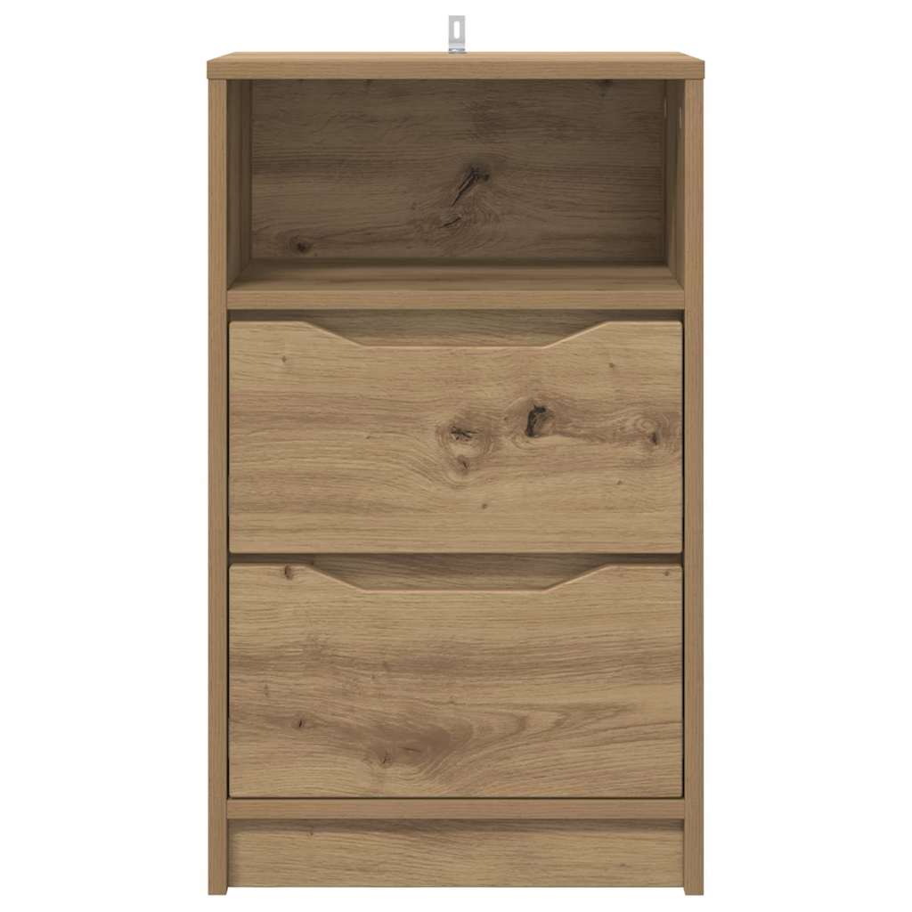 vidaXL Nachttische 2 pcs Artisan-Eiche 40 x 30 x 467 cm Holzwerkstoff