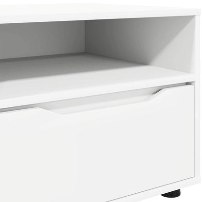 vidaXL TV-Schränk mit Schubladen Weiß 100 x 48 x 43 cm Holzwerkstoff
