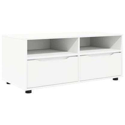 vidaXL TV-Schränk mit Schubladen Weiß 100 x 48 x 43 cm Holzwerkstoff