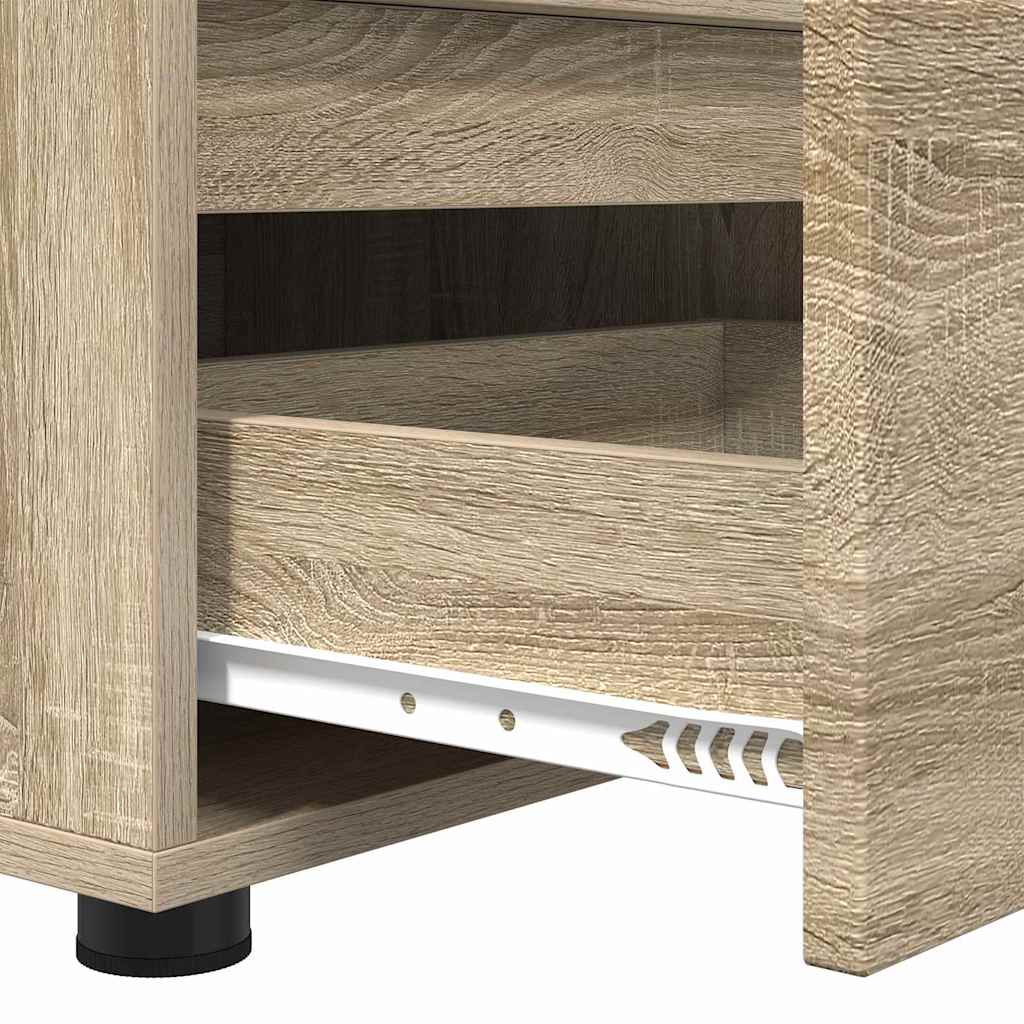 vidaXL TV-Schränk Sonoma-Eiche 100 x 48 x 43 cm Holzwerkstoff