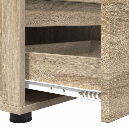 vidaXL TV-Schränk Sonoma-Eiche 100 x 48 x 43 cm Holzwerkstoff