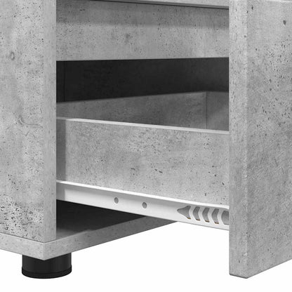vidaXL TV-Schränk Beton Grau 100 x 48 x 43 cm Holzwerkstoff