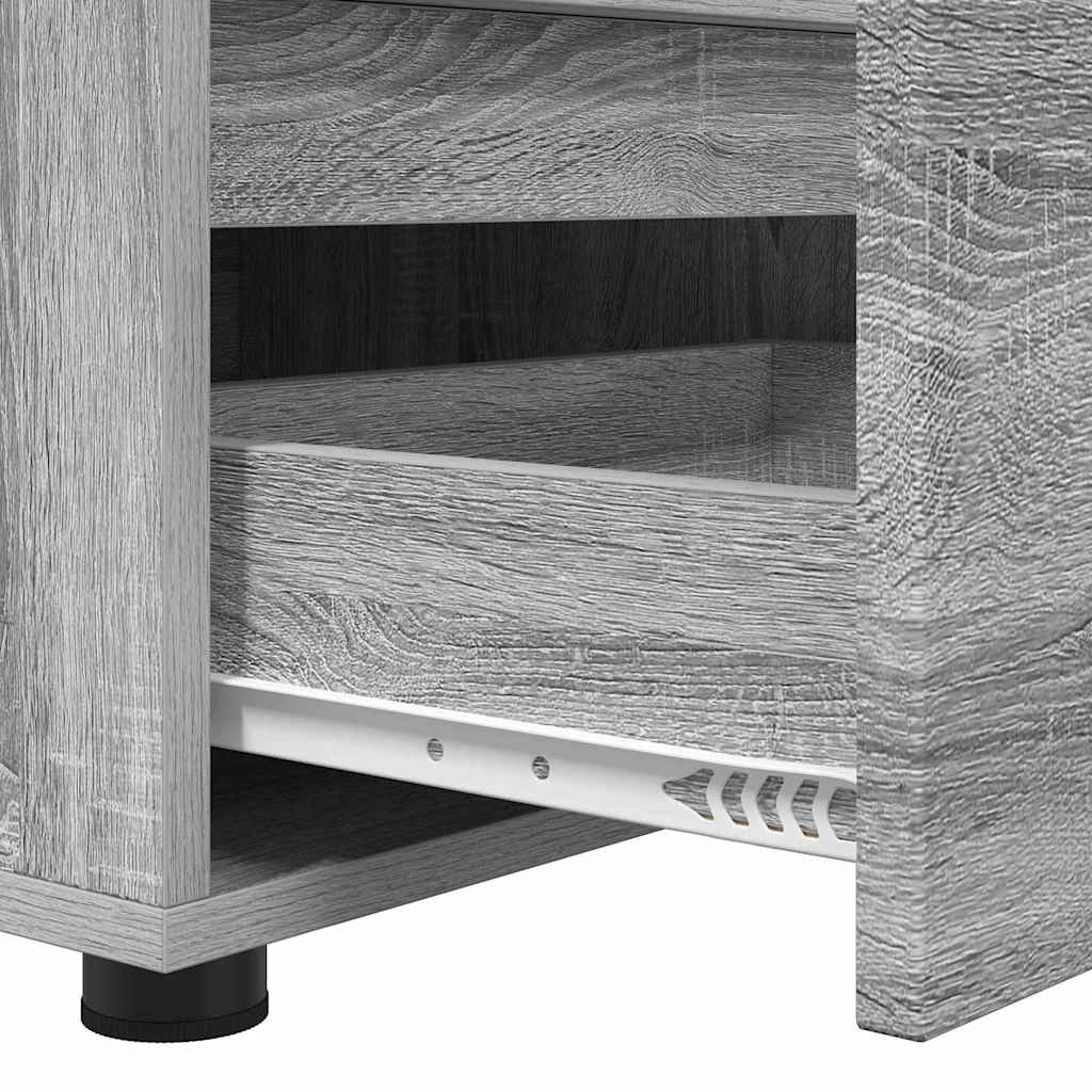 vidaXL TV-Schränk Graues Sonoma 100 x 48 x 43 cm Holzwerkstoff