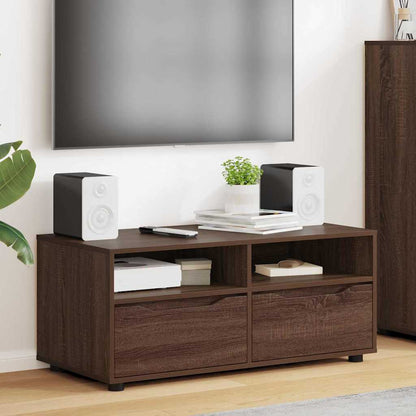vidaXL TV-Schränk Braun Eichen-Optik 100 x 48 x 43 cm Holzwerkstoff