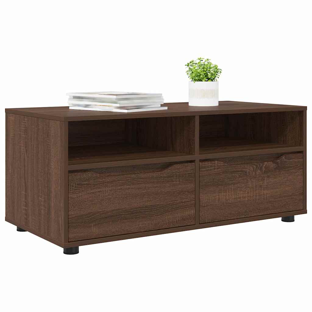 vidaXL TV-Schränk Braun Eichen-Optik 100 x 48 x 43 cm Holzwerkstoff