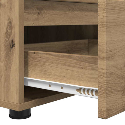 vidaXL TV-Schränk Artisan-Eiche 100 x 48 x 43 cm Holzwerkstoff