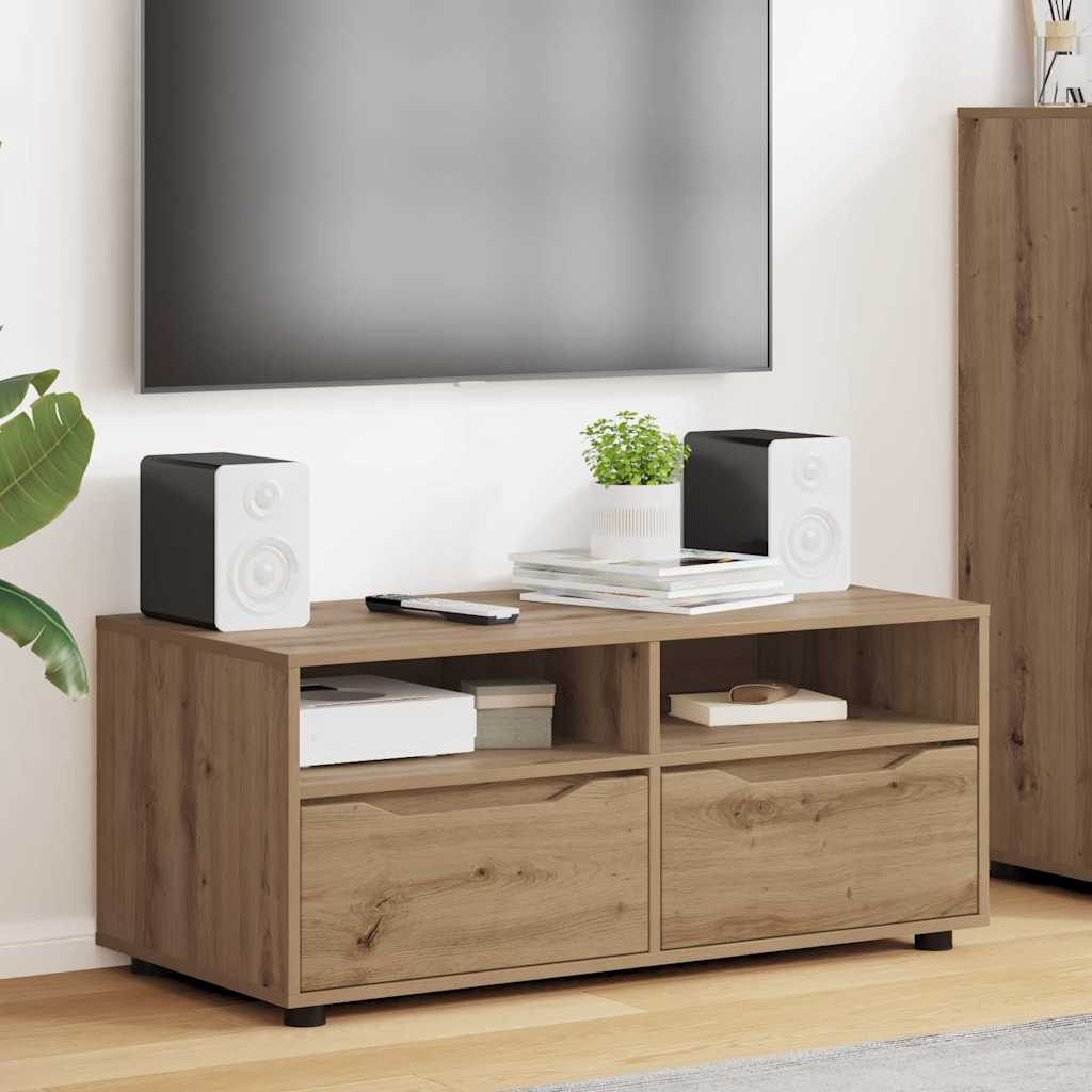 vidaXL TV-Schränk Artisan-Eiche 100 x 48 x 43 cm Holzwerkstoff