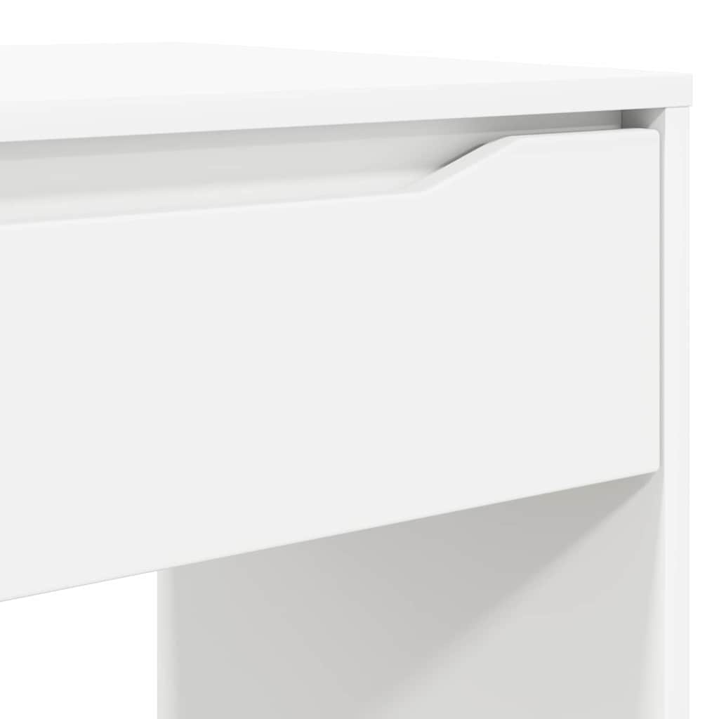 vidaXL Schreibtisch mit Schubladen Weiß 100 x 50 x 78 cm Holzwerkstoff