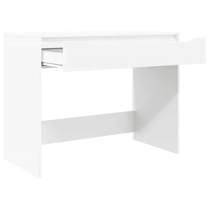 vidaXL Schreibtisch mit Schubladen Weiß 100 x 50 x 78 cm Holzwerkstoff