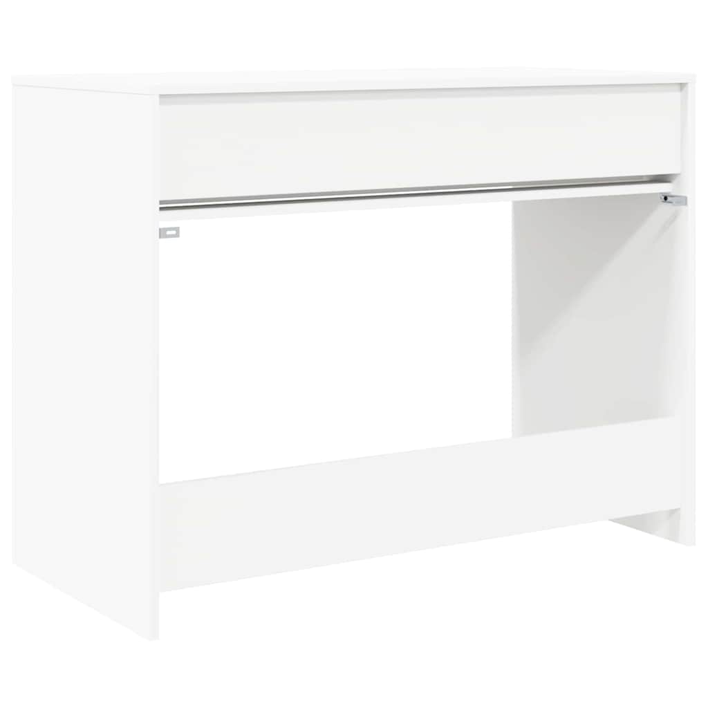 vidaXL Schreibtisch mit Schubladen Weiß 100 x 50 x 78 cm Holzwerkstoff