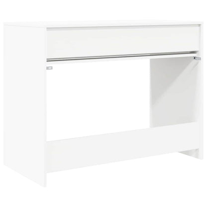 vidaXL Schreibtisch mit Schubladen Weiß 100 x 50 x 78 cm Holzwerkstoff
