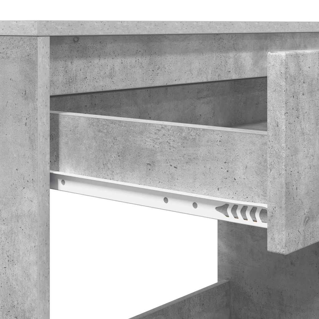 vidaXL Schreibtisch Beton Grau 100 x 50 x 78 cm Holzwerkstoff