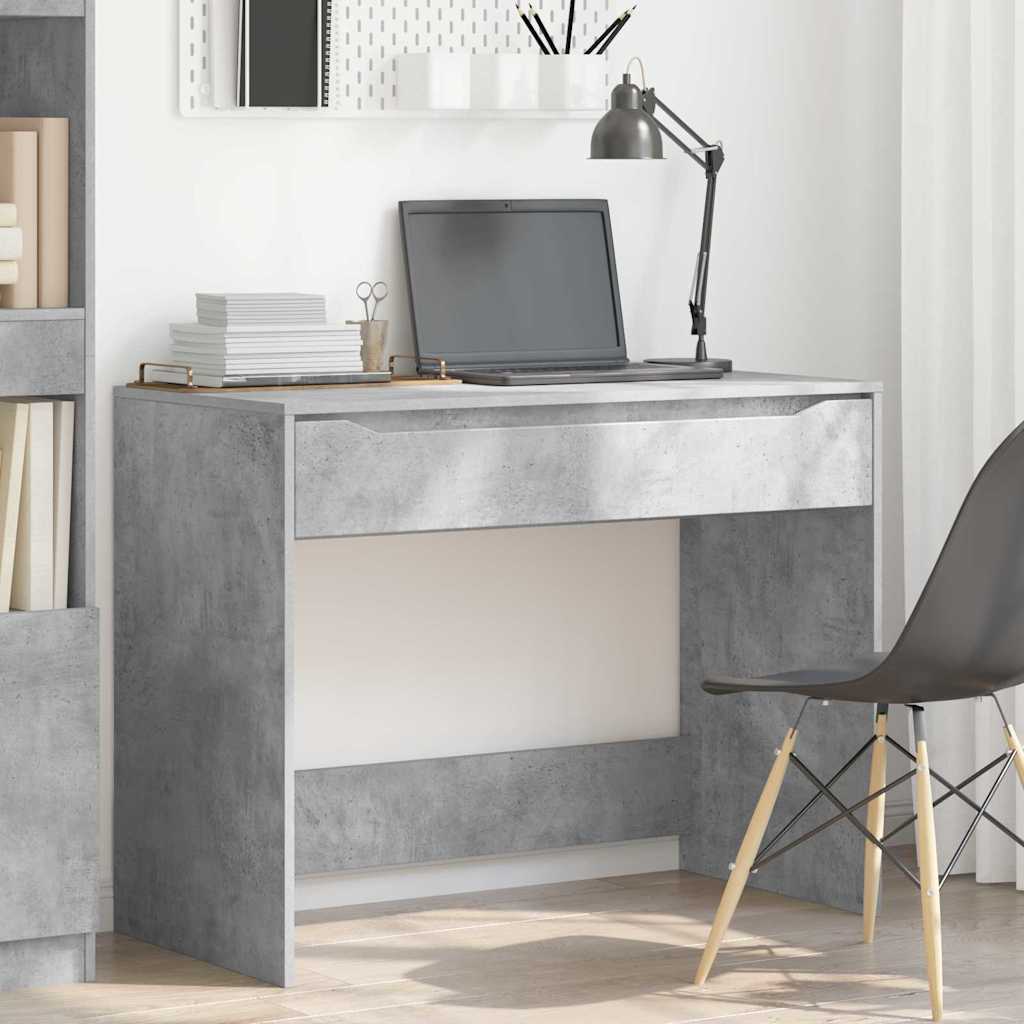 vidaXL Schreibtisch Beton Grau 100 x 50 x 78 cm Holzwerkstoff