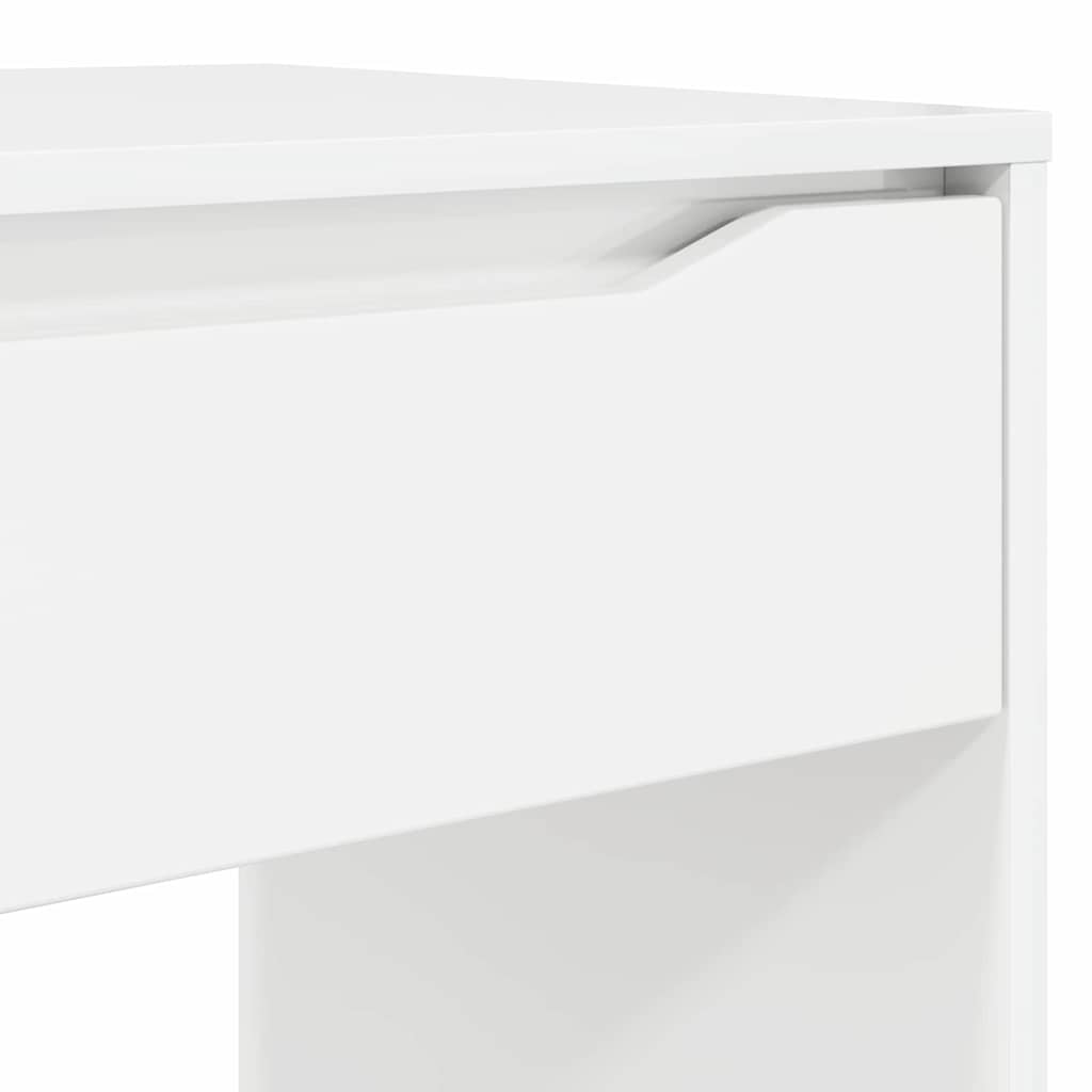vidaXL Schreibtisch Hochglanz Weiß 100 x 50 x 78 cm Holzwerkstoff