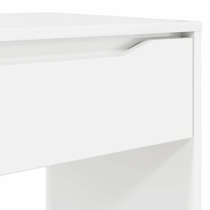 vidaXL Schreibtisch Hochglanz Weiß 100 x 50 x 78 cm Holzwerkstoff